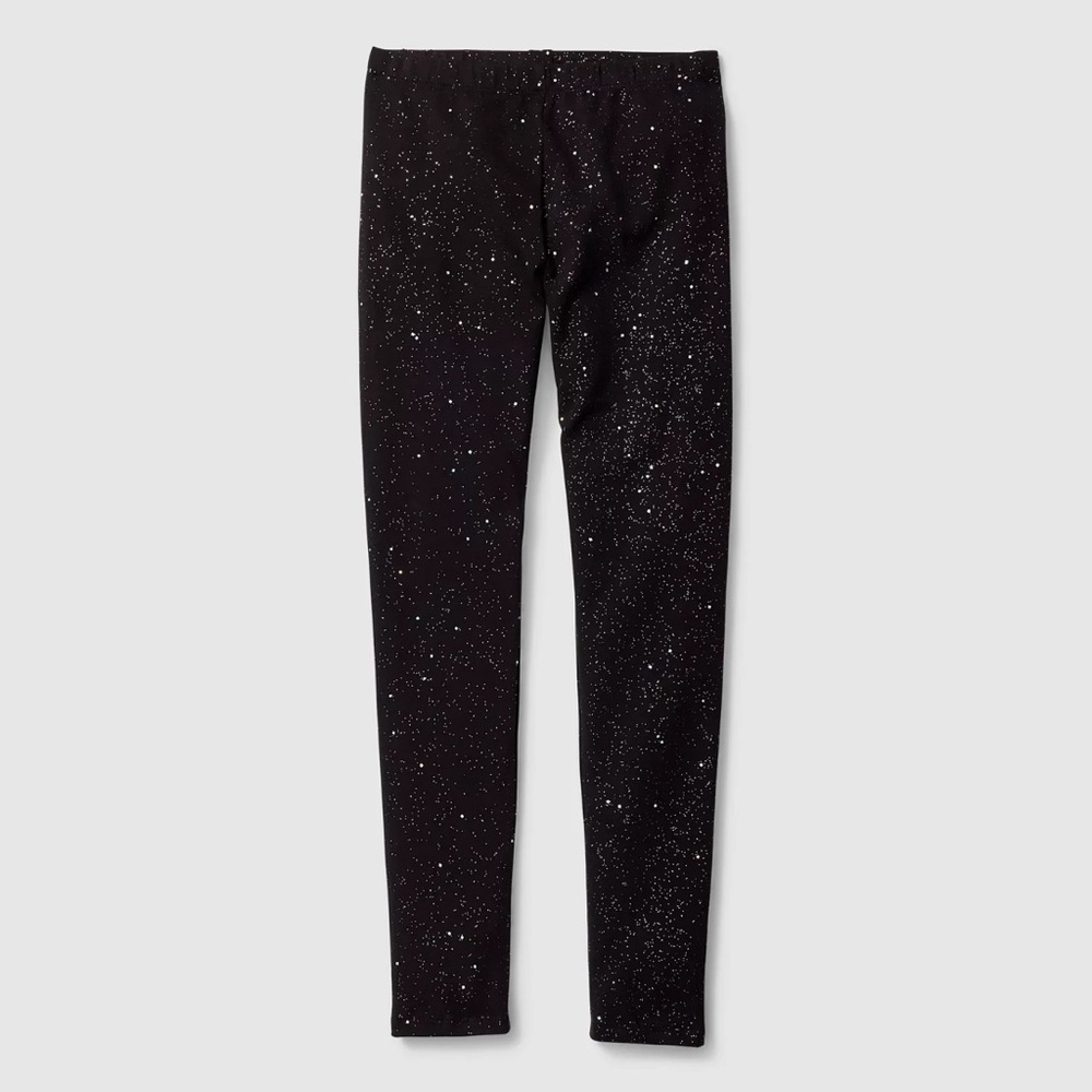 Eddie Bauer Black Glittery Leggings
